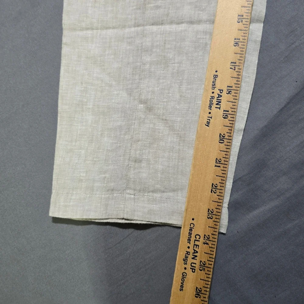 Quince Tapered Ankle Pants Women Size M Flax 100% European Linen LB94201-JDAVN01
